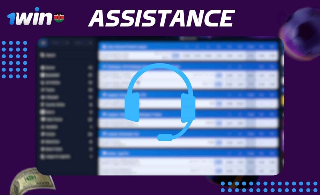 Overview of 1win Kenya gambling website Assistance