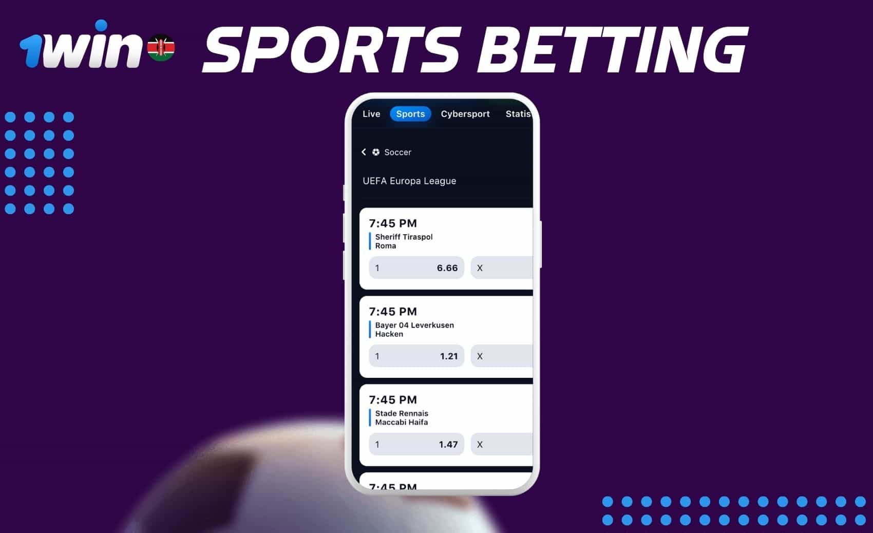 1win Sports Betting Application Download in Kenya