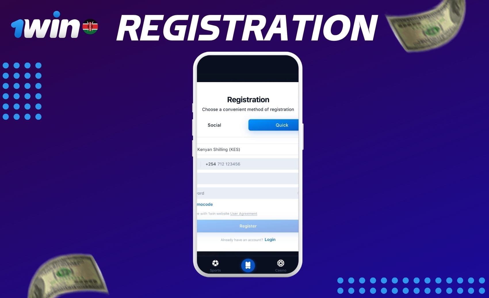 A Step-by-Step Guide for Registering on the 1win Kenya Gambling Application