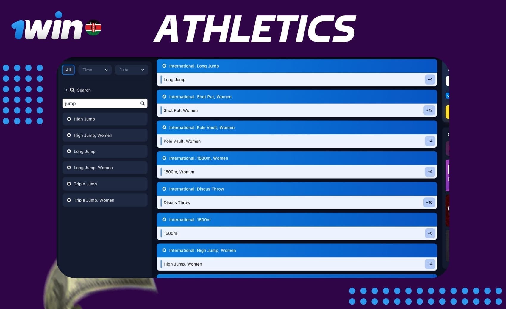 A Look at Athletics Betting in Kenya on 1Win: