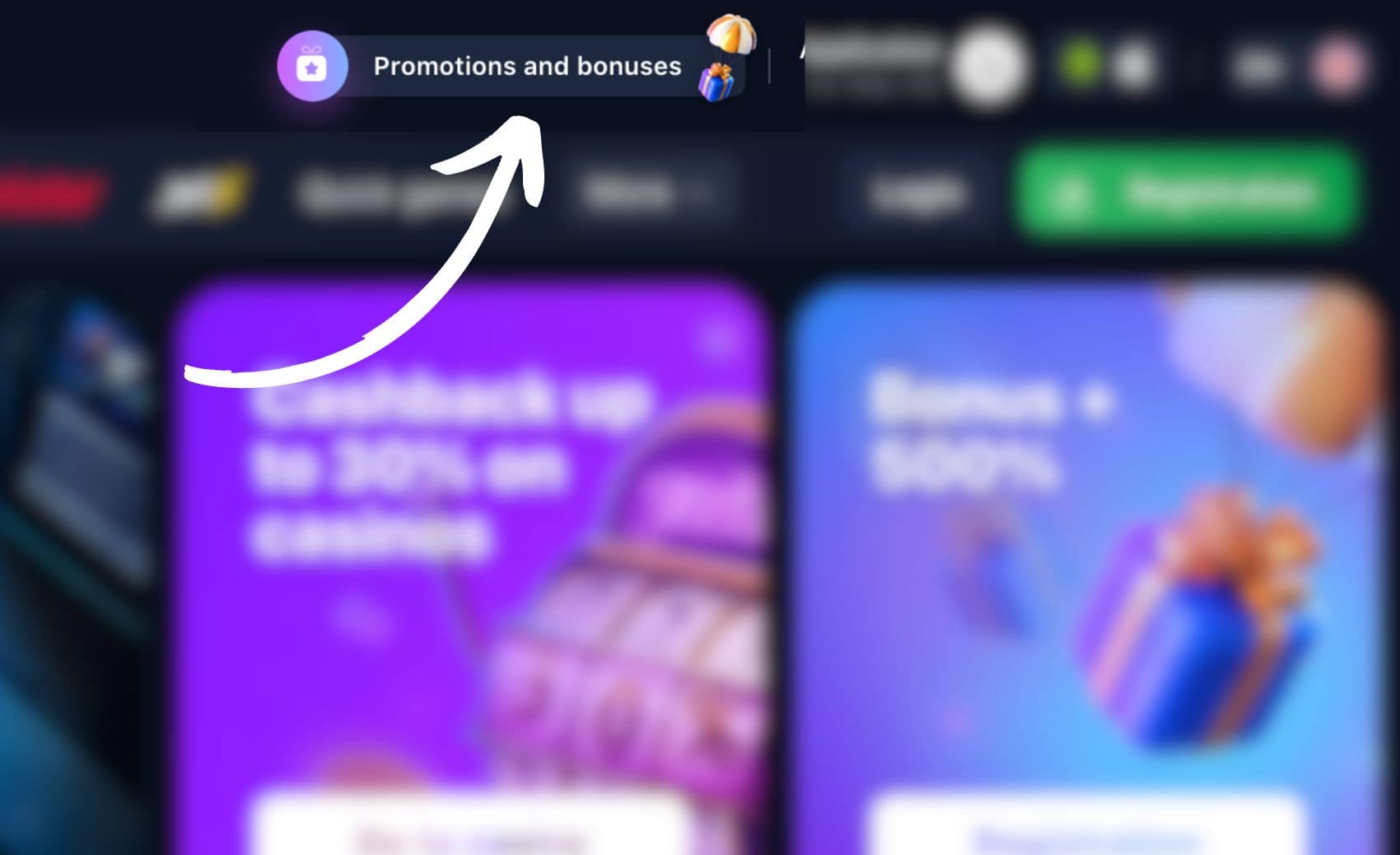 bonuses and promotions step